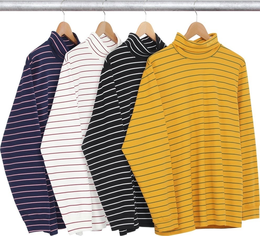 Striped L/S Turtleneck